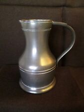 small pitcher (pitcher) tin pitcher krug tinn tin punch rooster (CHANTECLERC?) !