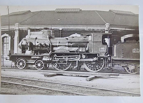 Carte photo cpa train - carte,