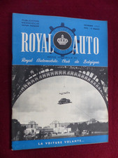 Revue Auto - Royal Auto  / belgique  - novembre  1953