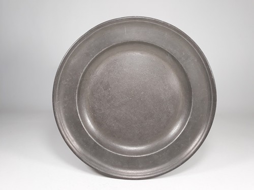 Assiette étain fin - assiette, xviiième