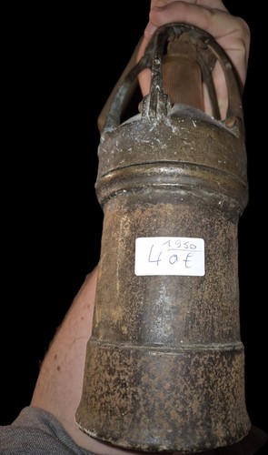 Ancienne lampe mineur - ancienne,