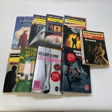 Le Livre de Poche Lot de x9 Livres Français Higgins Clark, Da Costa, Flynn +