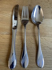 WMF Charme Cromargan Couverts Sans Or 1 Assiette 1 Fourchette 1 Cuillère À Soupe