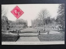 Old postcard 35 - RENNES (Ille et Vilaine) PARC de CARADEUC (Becherel) Le TAPIS VERT