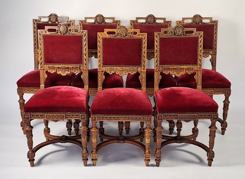 Suite sept chaises - de,