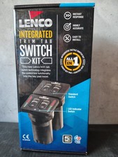 Lenco Marine 15169-001 Standard Integrated Tactile Switch Kit Pigtail Single