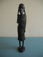 ancienne statuette bois art