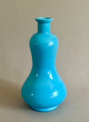Antique french blue opaline - french,
