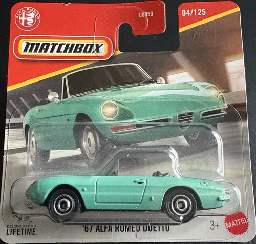 Matchbox alfa roméo - 67, duetto