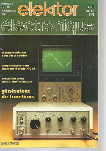 Elektor thermoregulateur - elektor, n°78