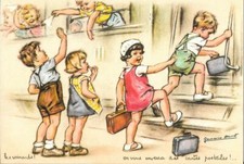 CPM GERMAINE BOURET & les