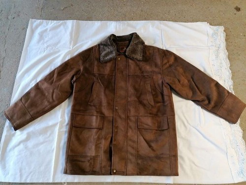Veste daim marron xl - veste,
