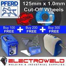 100x PFERD 125mm 5" Thin Cutting Disc Cut Off Wheel Metal Angle Grinder 61341112