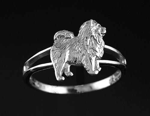 Bague chien chow - chien,