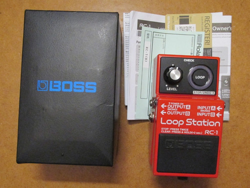 Boss loop station - rc-1, looper