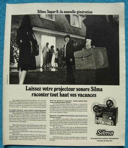 Publicité papier projecteur - -,