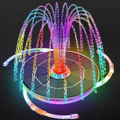 Fontaine solaire led w - solaire, 6,5