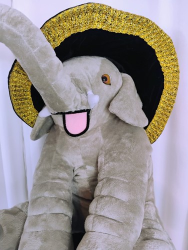 Elephant ventriloquist puppet