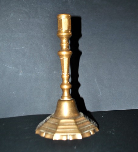 Bougeoir ancien bronze 18e - ancien,