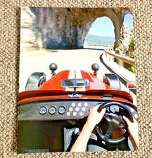 CATERHAM in ITALY -  FRAMEABLE ART ORIGINAL IMAGE fr CLASSIC CAR MAGAZINE