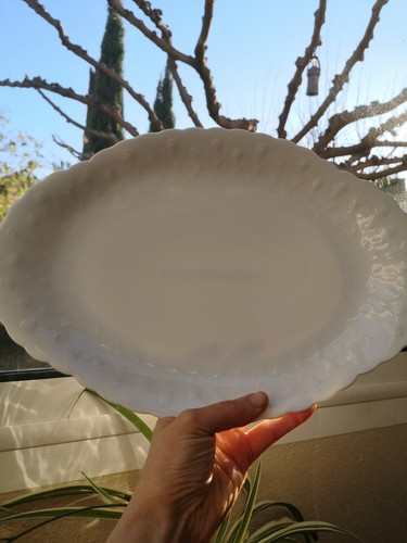 Plat ovale original porcelaine - plat,