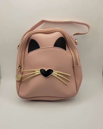 Mini sac dos chaton rose - mini,