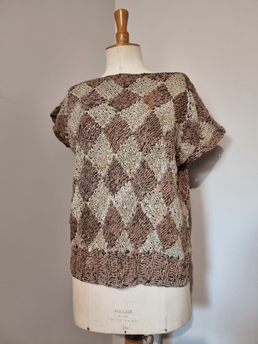Vintage 80s pull cuir - vintage,