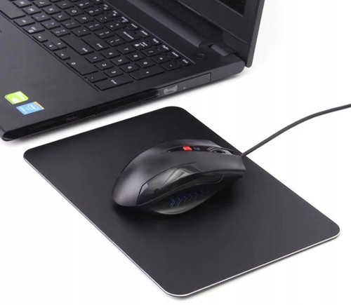 Tapis souris aluminium - de, en