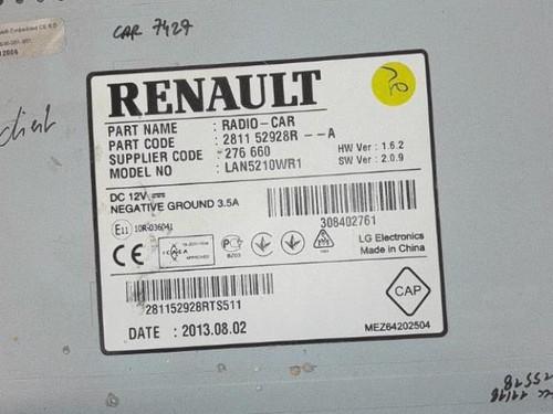 Autoradio origine renault - autoradio,