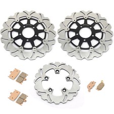 Disques et Plaquettes de frein Avant Arrière Pour Suzuki SV1000 SV 1000 S 03-07