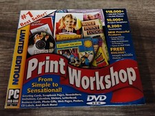 Print Workshop 2006 Limited Edition PC DVD-ROM ValuSoft Hemera Windows 98/2000XP