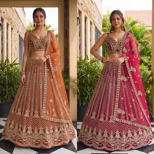 Party wear lehenga choli - lehenga,