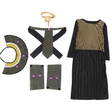  Cleopatra Cosplay Costume Children Halloween Cosplay montrant la tenue de kit
