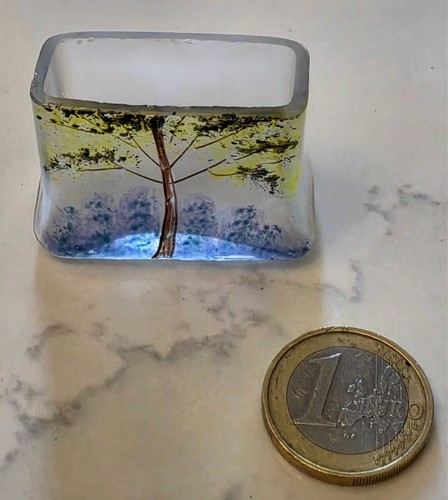 Ancien vase miniature décor - miniature,