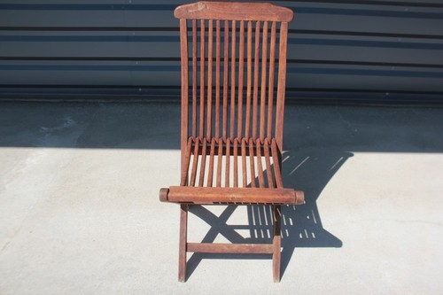 Chaise pliante teck - teck, com