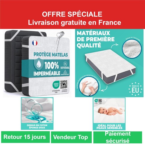 Protège matelas 90x200 - matelas, cm