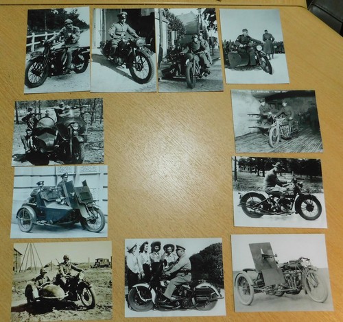 Lot photos motos anciennes - 11,