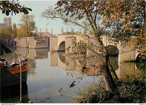 Carte postale mantes la - -,