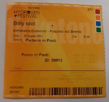 ticket billet used place