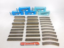 50X Märklin H0 Pièce De Rail M-Gleis 5106 Droite 5100 Courbée Mint Box #ED822-3