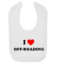 Baby Bib I Love Off-Road Camping Mud Ranger Navara Patrol 4x4 Funny Gift Uncle