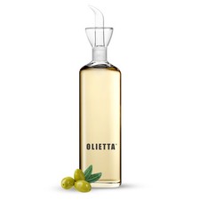 Bouteille Huile Olive Bec Verseur Huilier en Verre pour Huile d'olive et Vina...