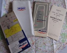 Vintage Mobil / Michelin Road Maps & Guides. Advertising. France 1950s/60s VGC