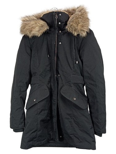 Zara parka femme - noir, capuche