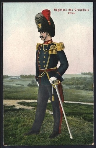 Carte postale régiment des - postale,