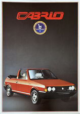 Fiat Ritmo convertible brochure brochure Depliant 06/1983