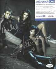 IAN SOMERHALDER AND PAUL WESLEY SIGNED VAMPIRE DIARIES DUAL 8X10 PHOTO ACOA COA