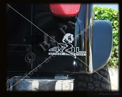 Sticker woman jeep wrangler - jeep,