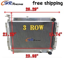 Aluminum Radiator for TOYOTA LANDCRUISER 60 Series HJ60 HJ61 HJ62 Diesel MT