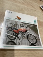 Honda CG125 1976 125 CG fiche
